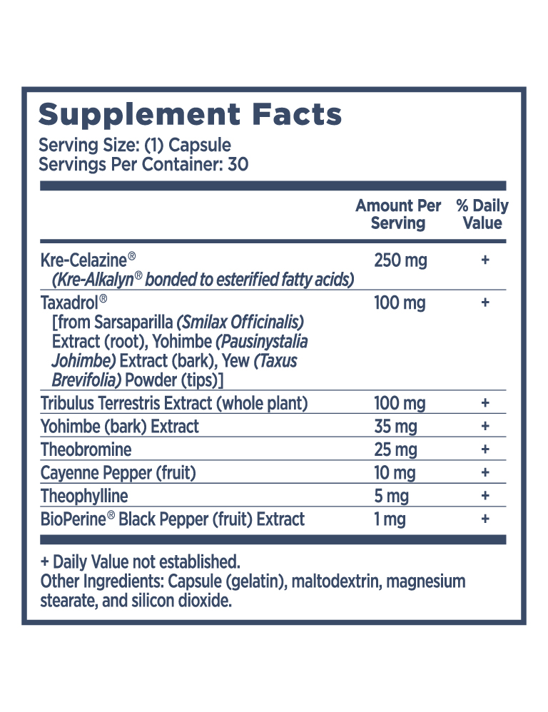 supplements facts of Heli Testosterone Boost
